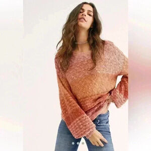 SPELL & THE GYPSY Over The Rainbow Sweater In Sunrise SZ S/M